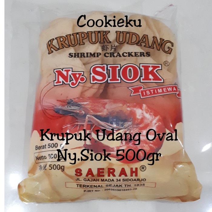 

Kerupuk Udang Ny Siok 500gr