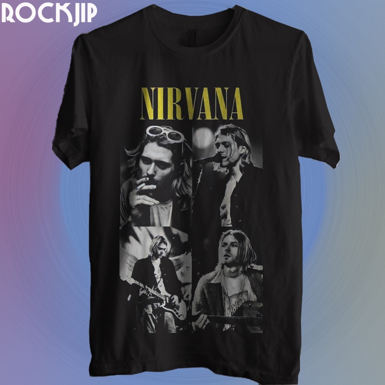 Beli Kaos Baju Distro Musik Band Rock Punk Indie Metal Pria Wanita Original Second Nirvana Jakarta M