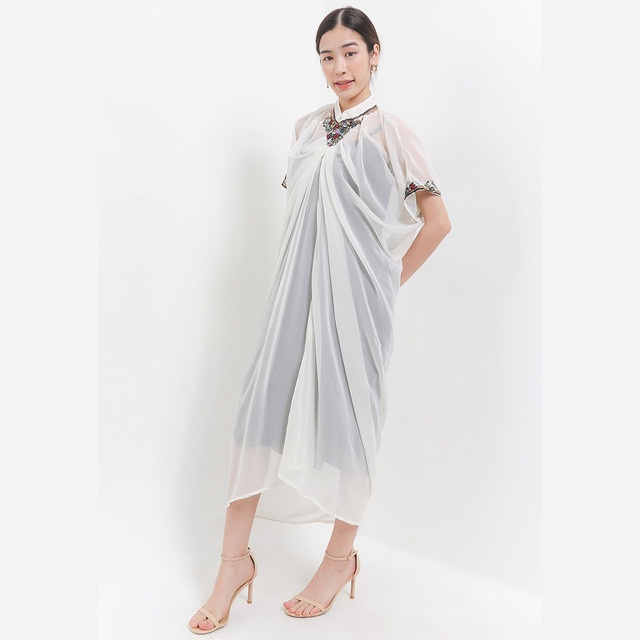 LUIRE by Raden Sirait Dress Tarik Krah Shanghai Wanita