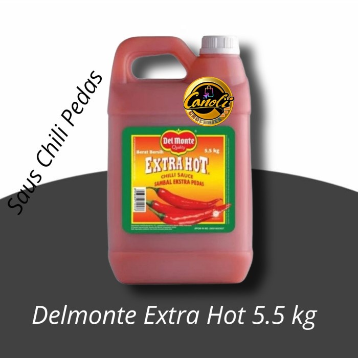 

Delmonte Sambal Jerigen 5,5kg Chilli Sauce / EKSTRA PEDAS / Del Monte
