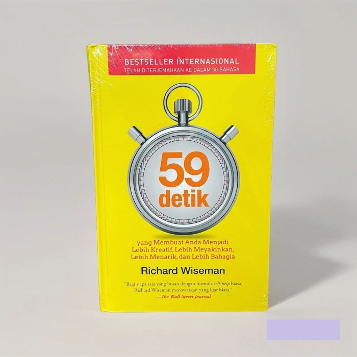 

TERLARIS! 59 Detik - Richard Wiseman (Hard Cover)