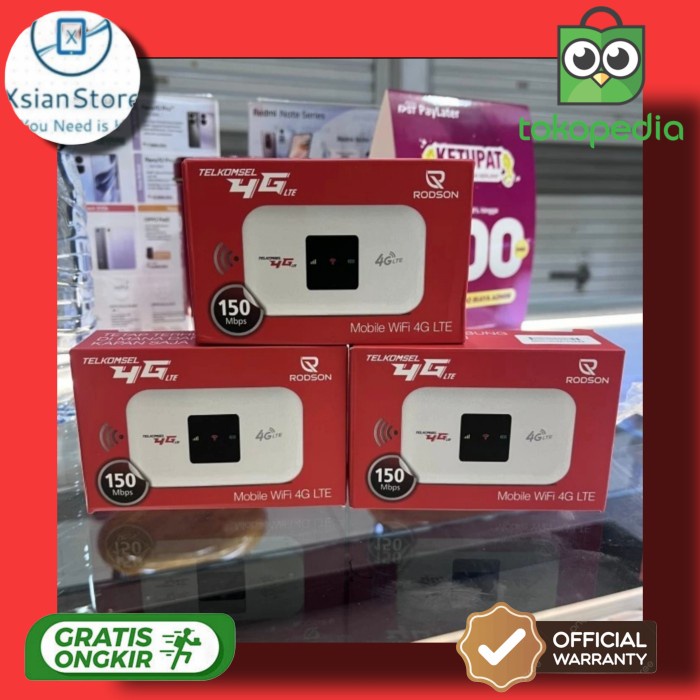 MODEM WIFI 4G ALL OPERATOR FREE KARTU BY.U K300