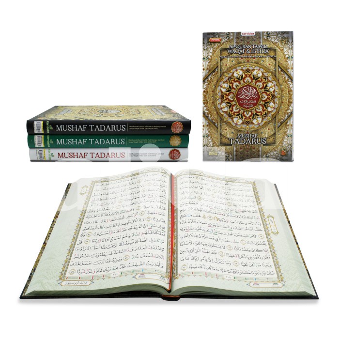 

Ready Al-Quran Tajwid Waqaf Ibtida Usmani Uk Besar A4 Alquran Mushaf Tadarus