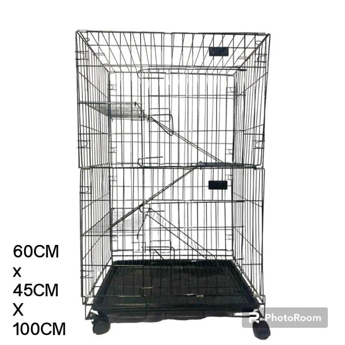 Kandang Kucing Murah Tingkat 3+ Roda