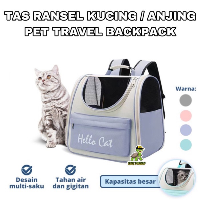 Tas Ransel Kucing Anjing Tas Astronot Pet Travel Backpack Anti Air