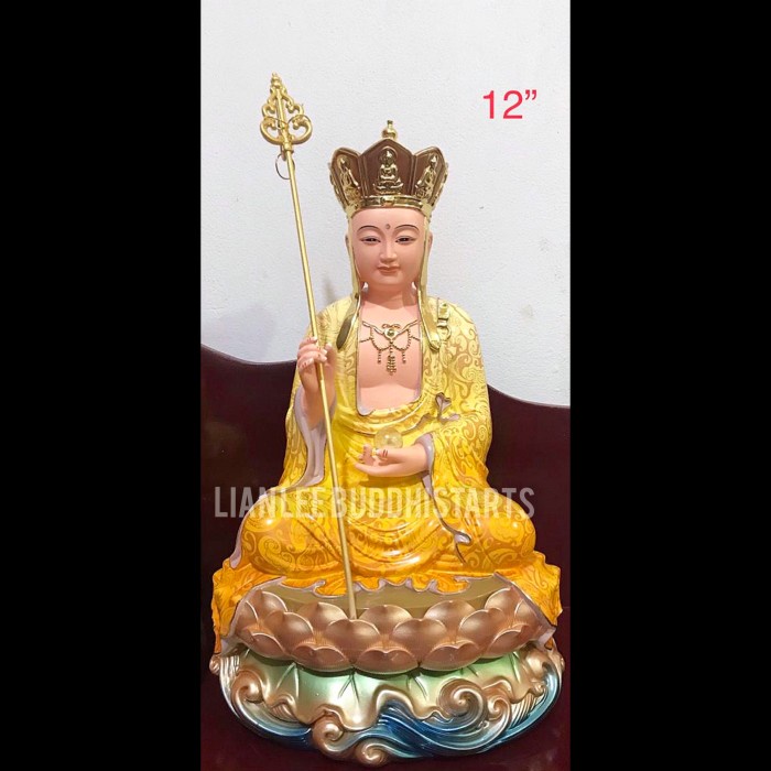 Patung Buddha Ticangwang Phusat Ksitigarbha Bodhisattva 12 In Ii