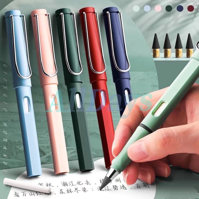 

Pensil Tanpa Batas HB 0.5mm / Eternal Pencil Pensil Ajaib Tanpa Rautan + Pengahapus Untuk Menulis Menggambar