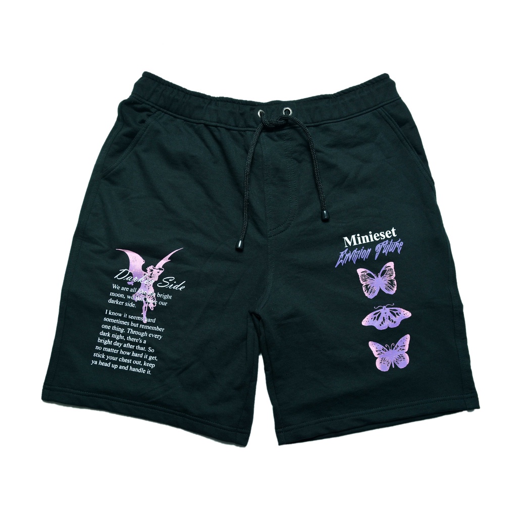 Mnst Boardshort Black Darker