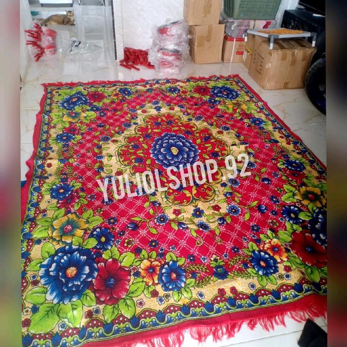 karpet permadani tikar jaguar ukuran besar