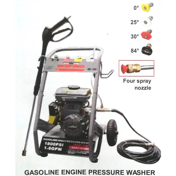 Gasoline Engine Pressure Washer /Jet Cleaner 150 Bar - Wi Qh13 Best