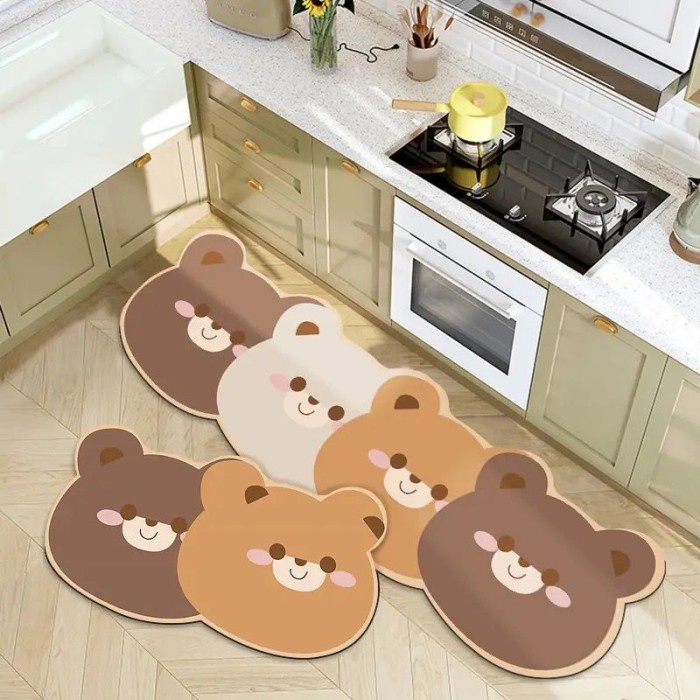 Rdo - Keset Kaki Dapur Panjang Anti Slip Set Alas Kaki Keset Dapur Anti Slip