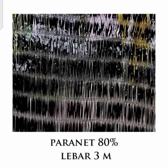 Paranet 80% lebar 3 m Rol / shading net / jaring tanaman