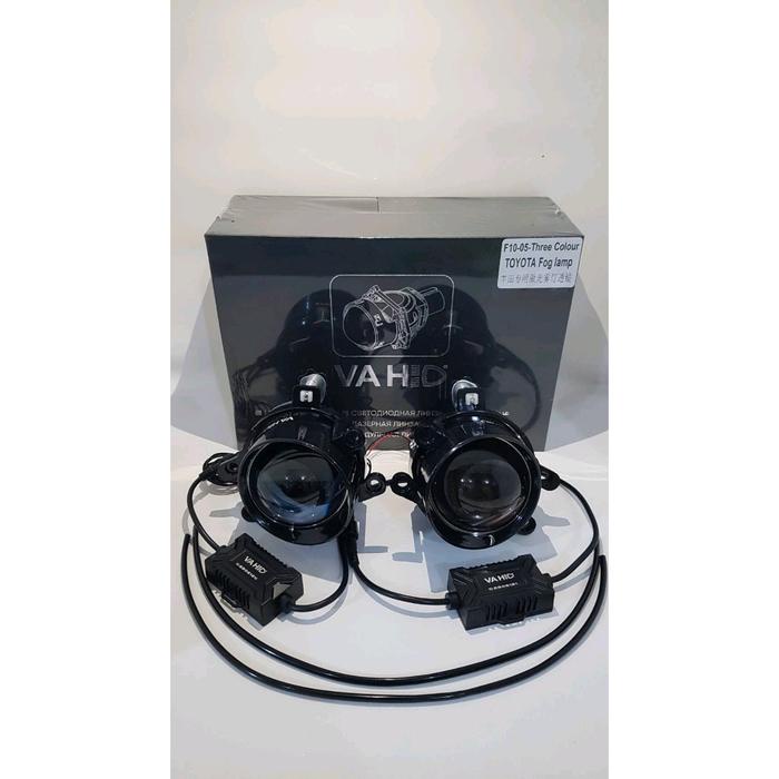 Fog Lamp Foglamp Biled Bi-Led Vahid F10 Lampu Kabut Bemper 3 Warna 3 Colors Toyota Honda