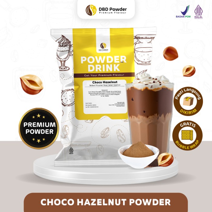 

Bubuk Minuman Cokelat Hazelnut - Powder Choco Hazelnut DBD Powder