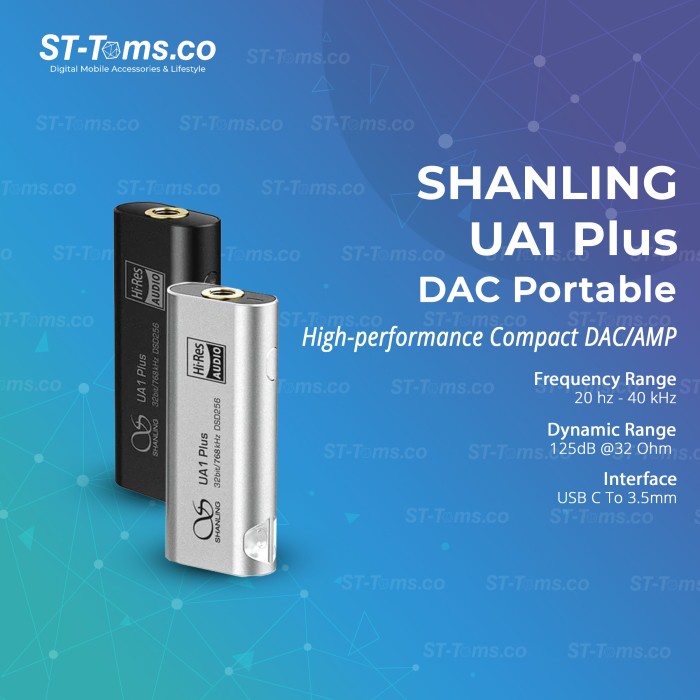 Shanling Ua1 Plus / Ua1+ Dual Cs43131 Portable Usb Dac / Amplifier Best Quality