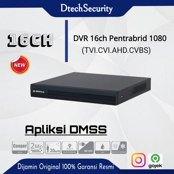 DVR OEM DAHUA 16 XVR16-IXVR HDCVI VIDEO RECORDER PENTRABRID 5IN1