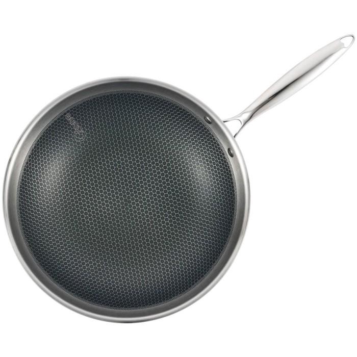 OXONE HONEYCOMB WAJAN WOK PAN ANTI LENGKET STAINLESS STEEL