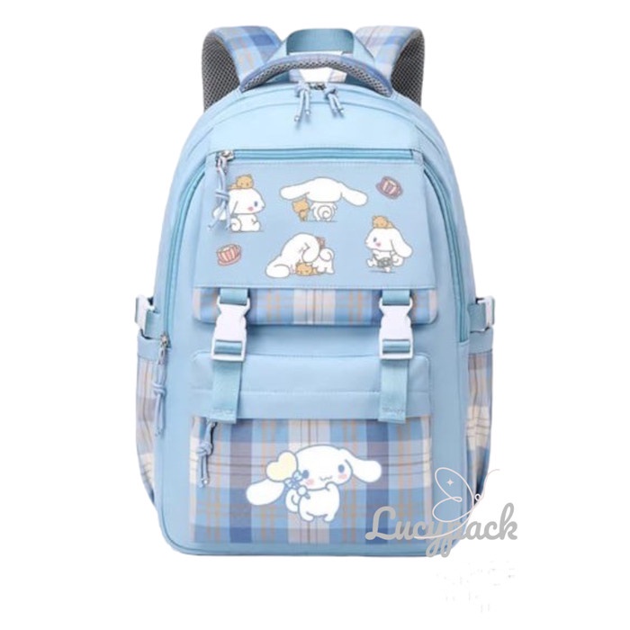 Tas Ransel tas sekolah anak perempuan sd dan smp model lucu korea style - Ungu kuat termurah sekolah