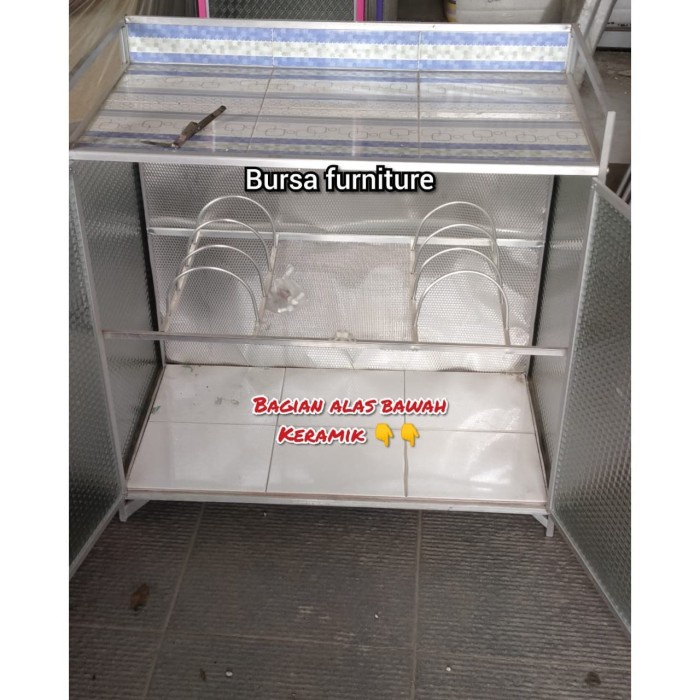 rak kompor / meja kompor/rak piring kompor bawah kerak Bisa Faktur-