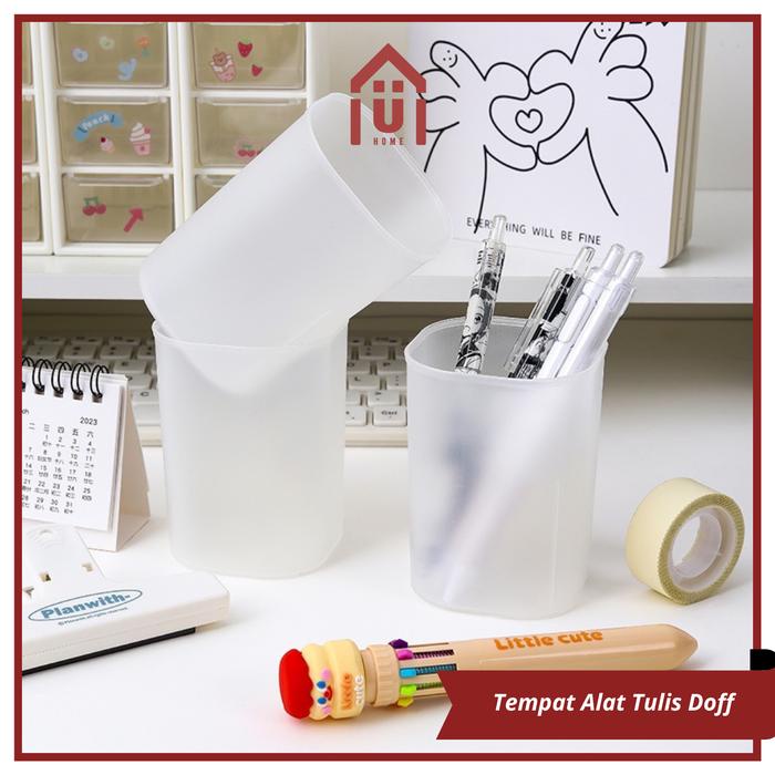

Uniso - Tempat Alat Tulis Doff Alat Tulis Kantor Putih Transparan Doff Polos Basket Tempat Pensil