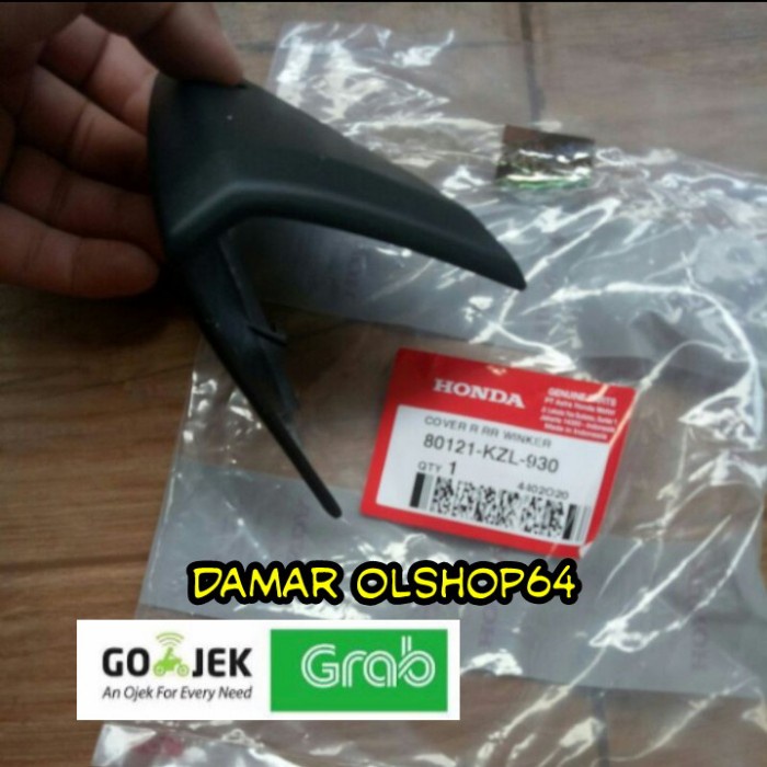 cover sein sen belakang kanan motor honda spacy ori ahm 80121 kzl 930