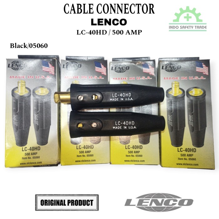 HOT SALE LENCO LC 40HD Cable Connector Lenco LC-40HD 500 AMP Original USA