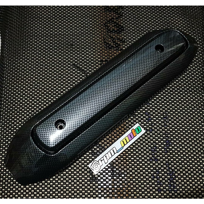 Tameng Knalpot Mio Carbon Black