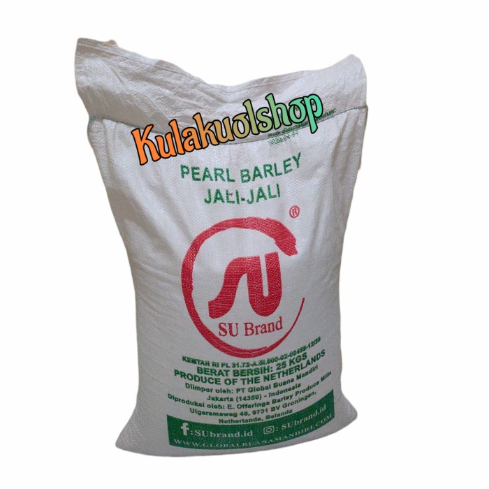 

Su nd pearl Barley / Jali jali duk off Holland 25kg / Karung