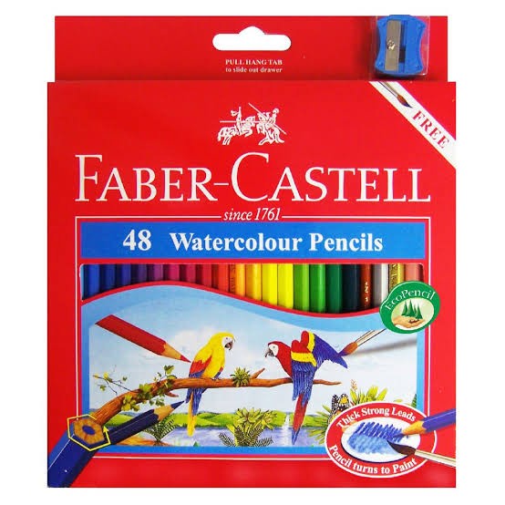 

Set 48 Pensil Warna Faber Castell Watercolor