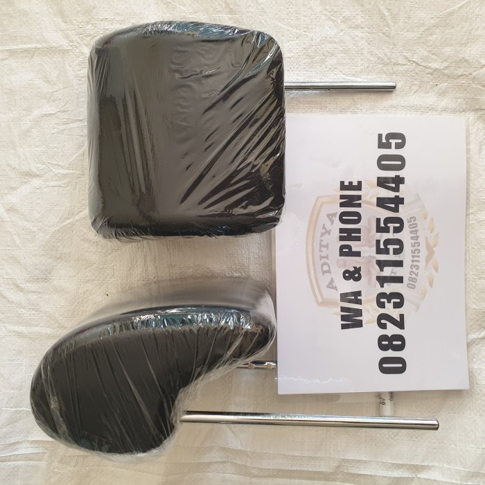 Headrest / sandaran kepala belakang ayla warna hitam