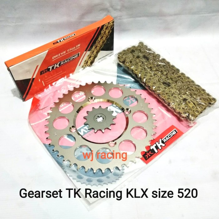 Gear Set Tk Racing Klx 150 Size 520