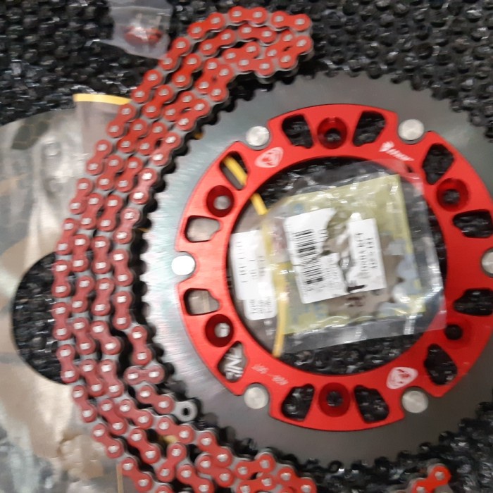 Gear Set Paket Crf 150L Thor Rantai Sss Merah