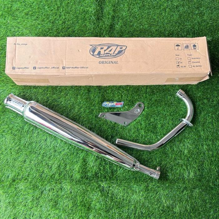Knalpot Corbi Plor Rap Leher 35 Rata
