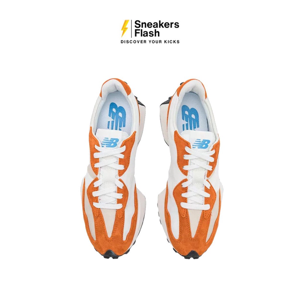 NEW BALANCE 327 Timberwolf Orange Brown Sepatu Sneakers Pria - U327LF - Size 44