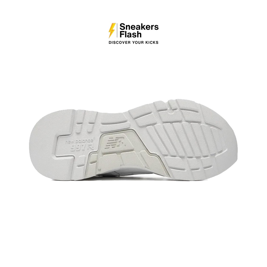 NEW BALANCE 997R Triple White Sepatu Sneakers Unisex - U997RFA - Size 45
