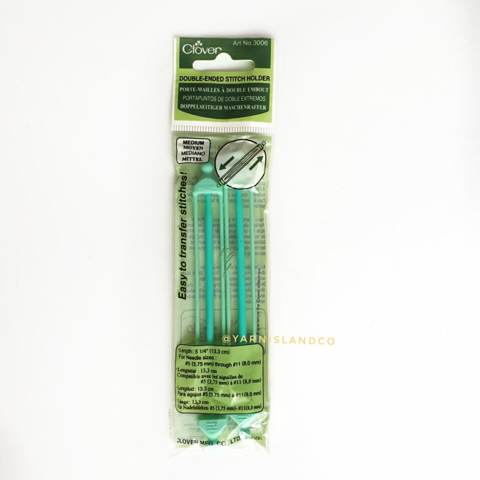 

HOT SALE! clover double ended stitch holder medium