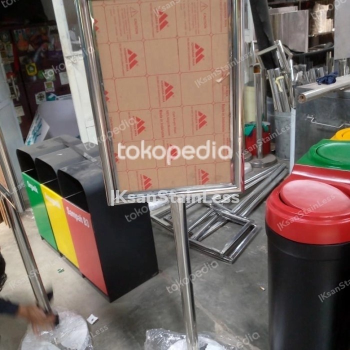 standing display a2 / display stainless / standing poster