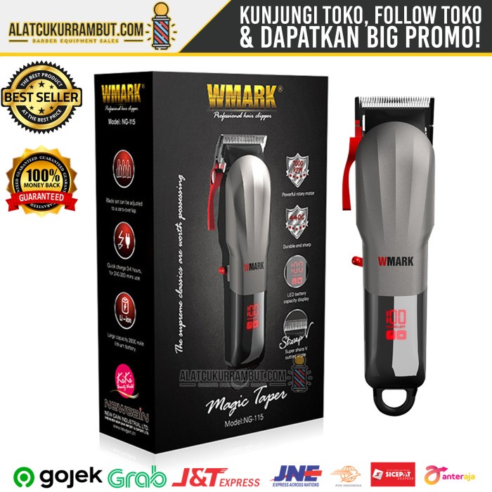 WMARK NG 115 Alat Cukur Mesin Cukur Rambut Hair Clipper WMARK