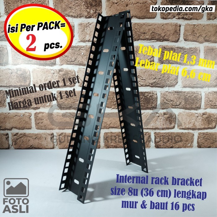_ Rack Audio 8U List Hardcase Box Hardcase Rak Sound System Bracket