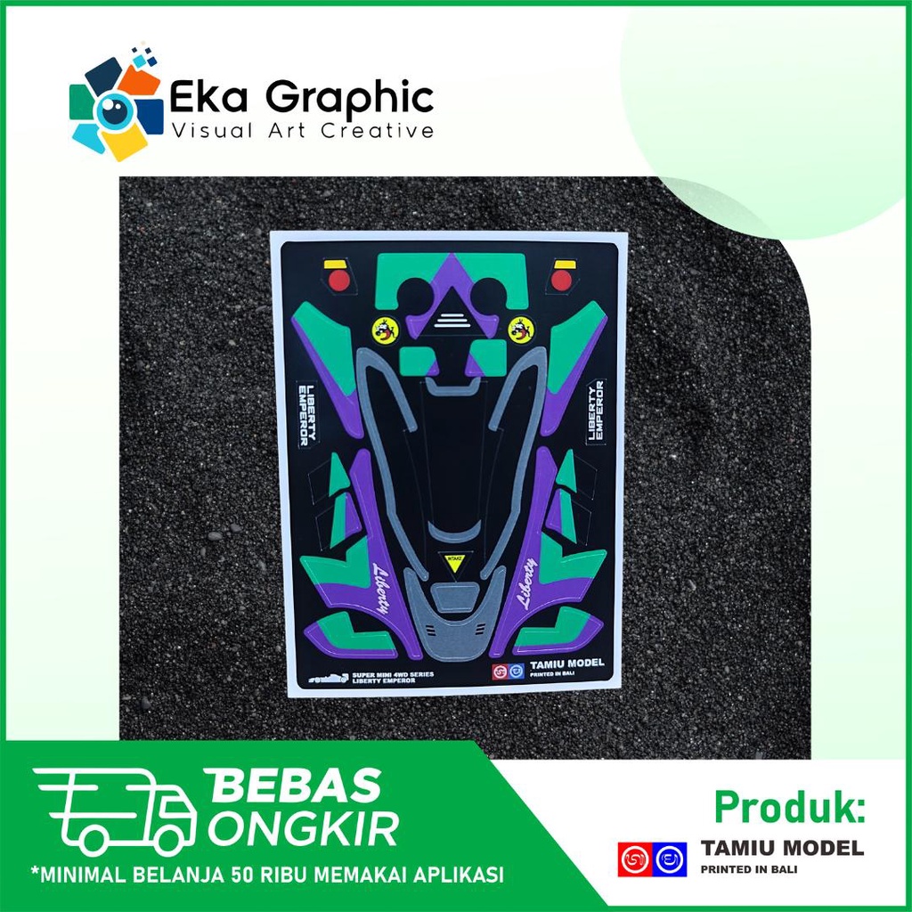 Decal Sticker Liberty Emperor Neo Black