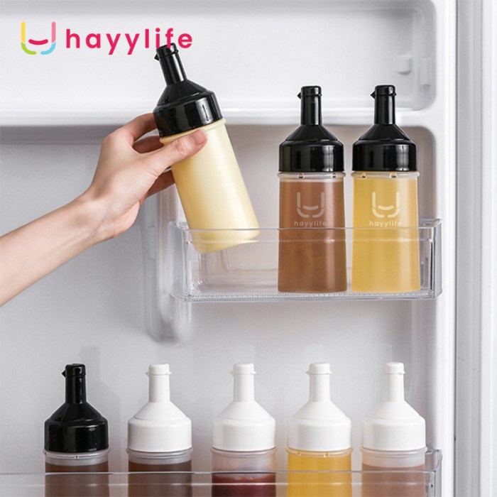 [slmn] - HAYYLIFE Botol Bumbu Botol Saos Kecap Plastik Bumbu Dapur HL-DB-589