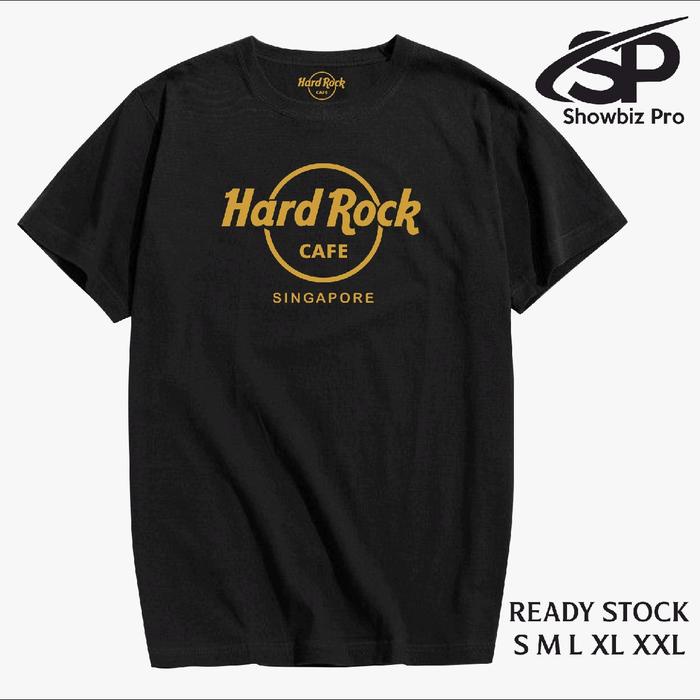 TERMURAH Baju Kaos Hard Rock Cafe Singapore Tshirt Distro Oleh Oleh Singapura Pakaian Souvenir Pria
