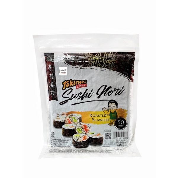 

Wof Tokinori Yaki Sushi Nori- Roasted Seaweed- Rumput Laut 50Pc