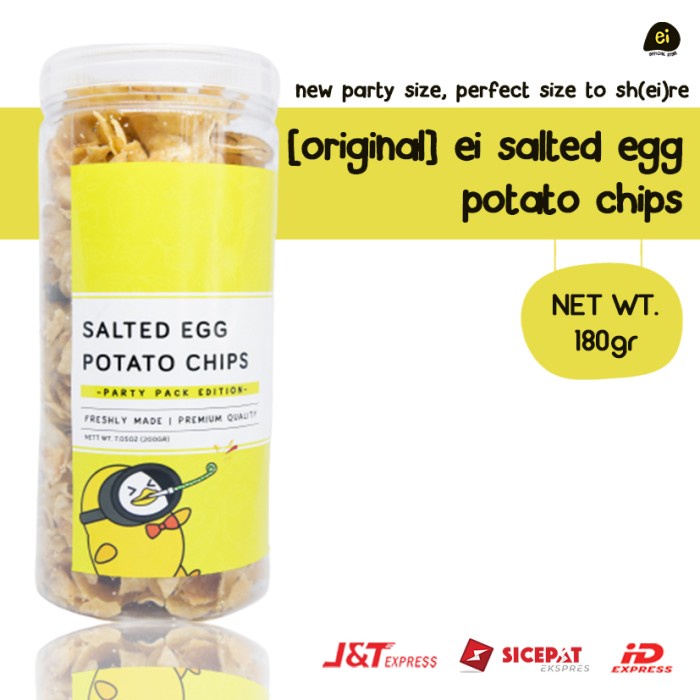 

Wof Ei Salted Egg Potato Chips Party Pack Edition