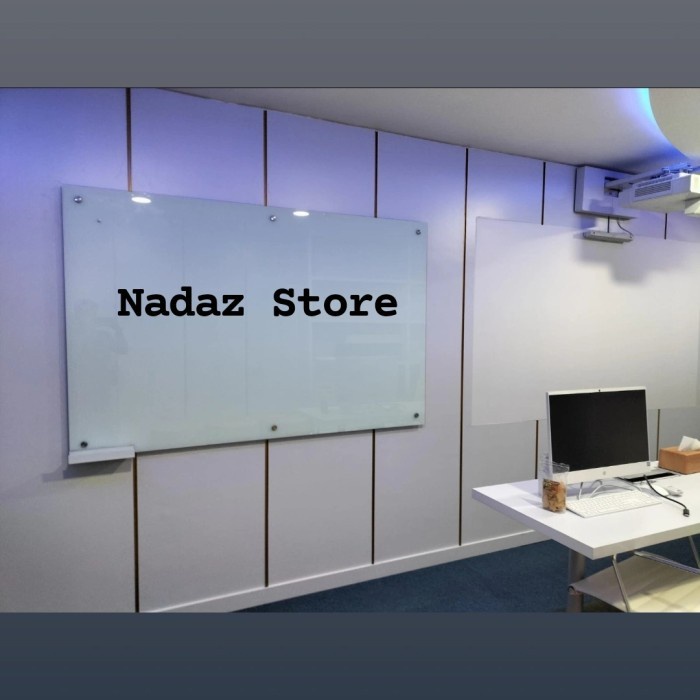 

glassboard magnetik 120 x 150 cm / papan tulis kaca magnet 120 x 150
