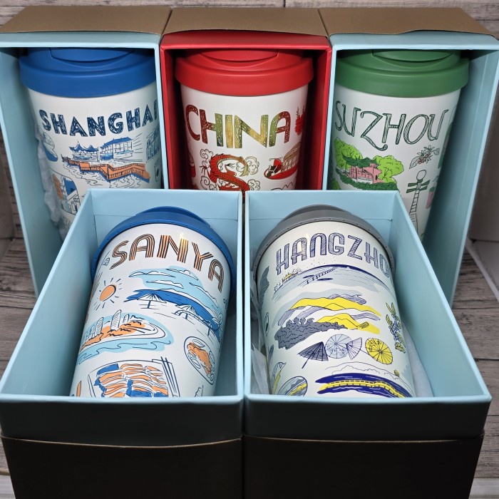 Starbucks Tumbler Stainless BTS been there series 473ml - China