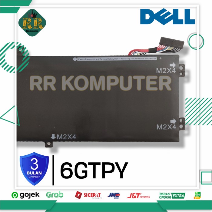 Baterai Dell Precision 15 5520 5530 5540 M5510 5510 6GTPY