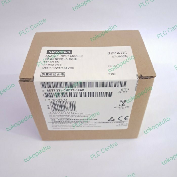 Siemens 6ES7 231-0HC22-0XA8 Analog Input S7 200 EM231