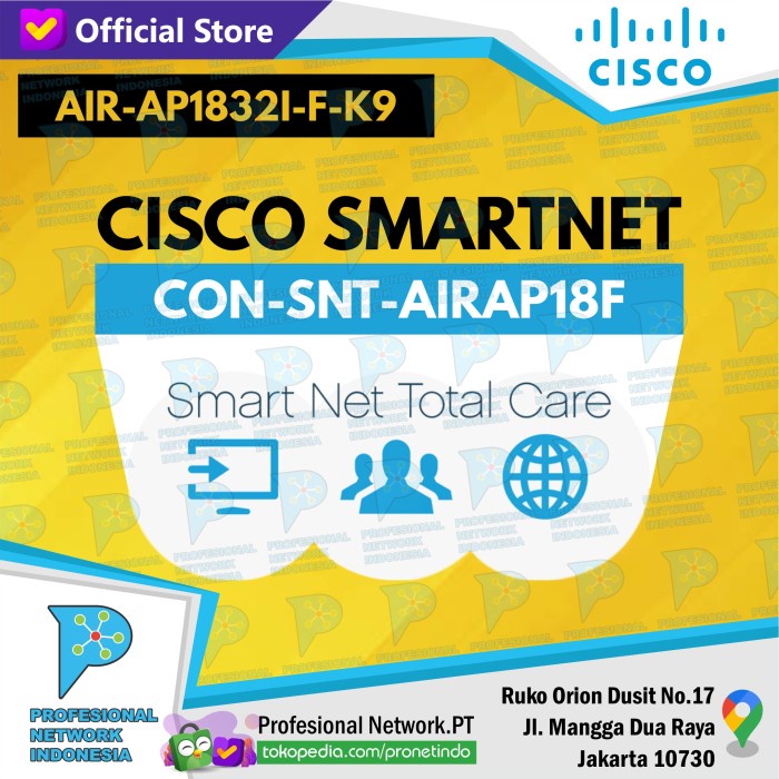 CISCO SMARTNET AIR-AP1832I-F-K9