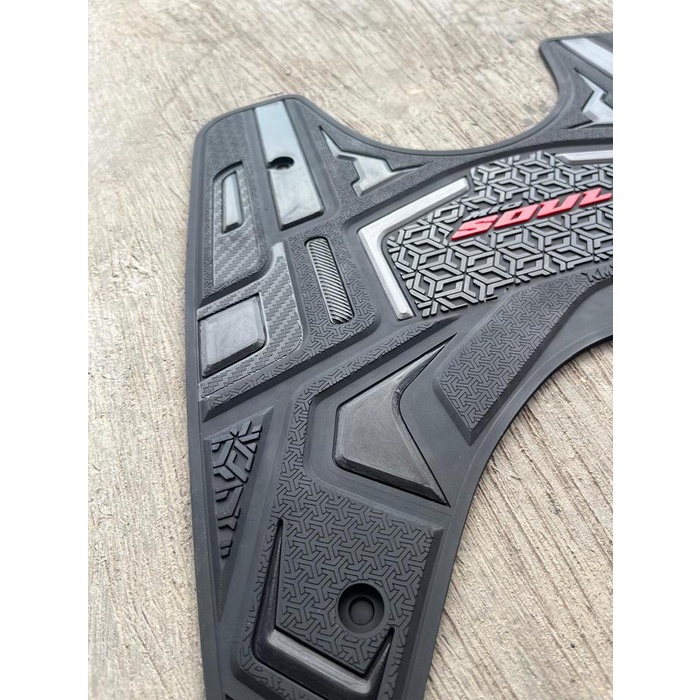 terbaru !!! karpet km272 motor mio soul gt 2012 - 2014 pijakan kaki mio soul gt 115 aksesoris motor